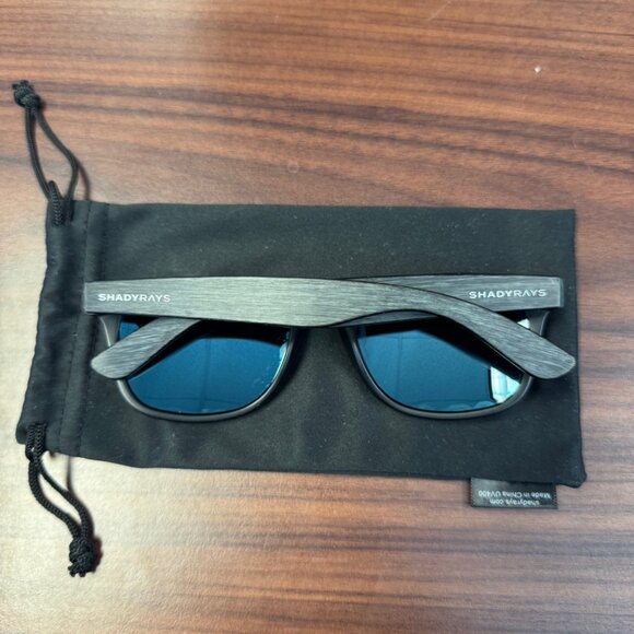 Shady Rays- Classic Timber Black Ocean Polarized Sunglasses - Picture 11 of 13